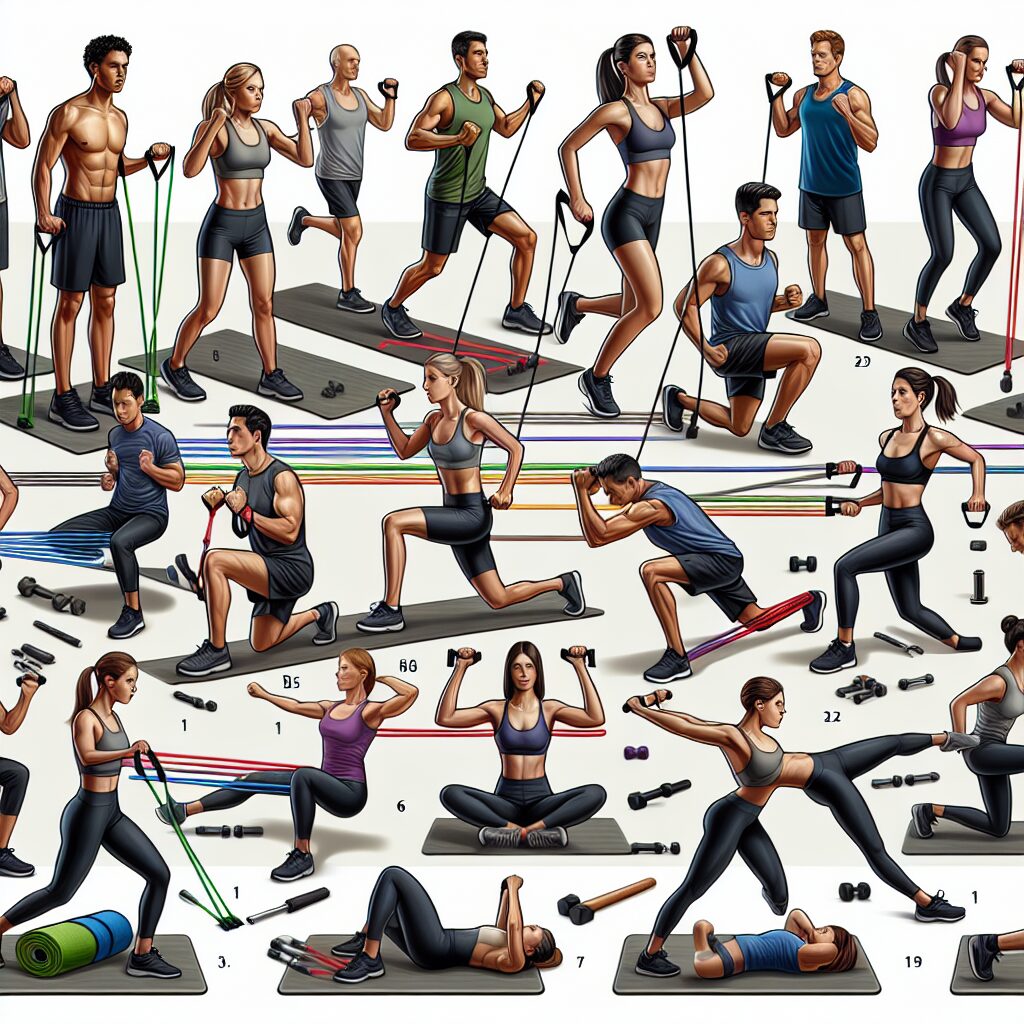 Full Body Resistance Band Circuit Training Plan